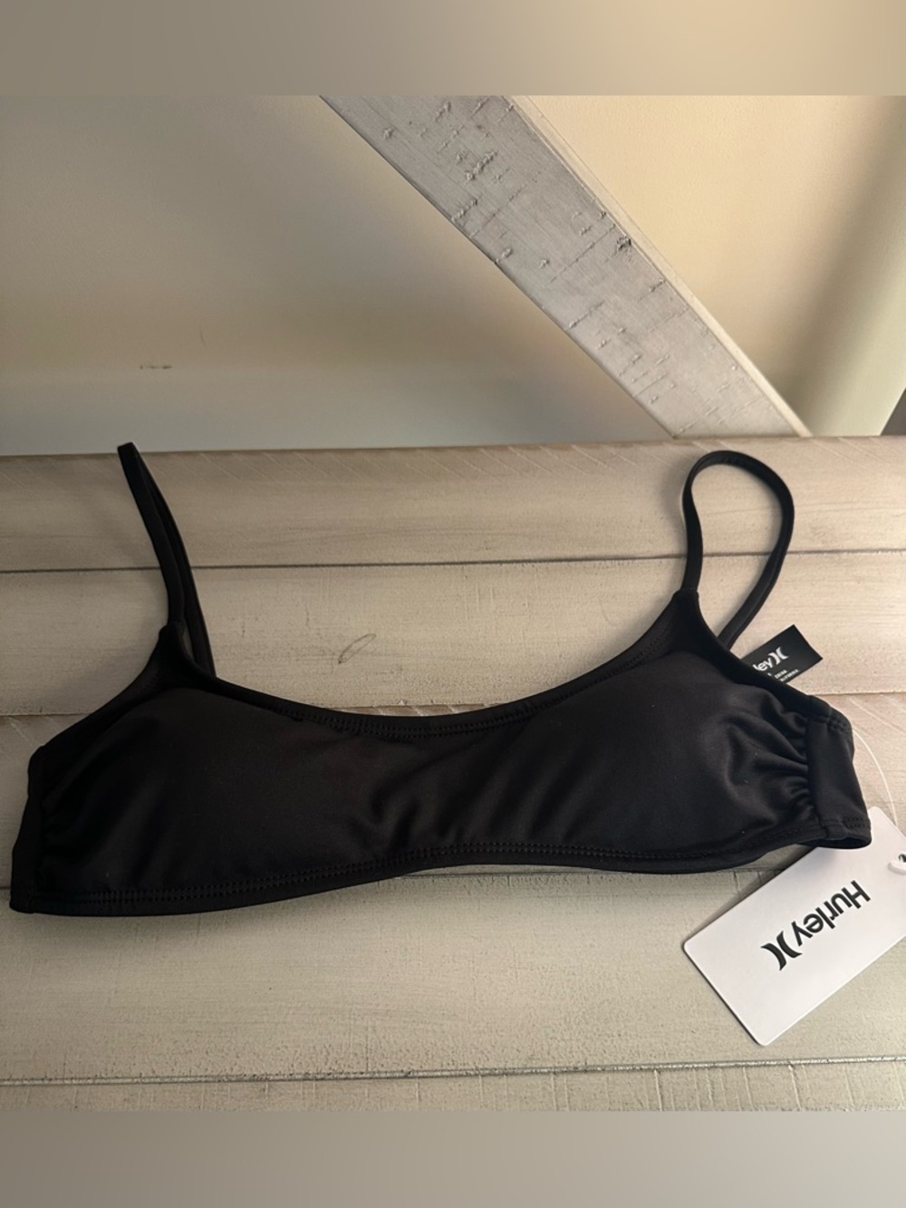 Hurley Black Bikini Top - Small BNWT
